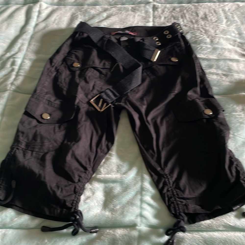 [Juniors] Helium London - Poplin Cargo Capri Medium